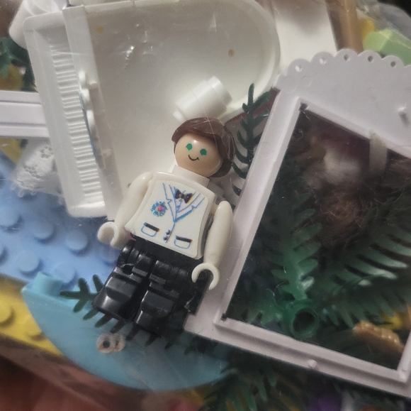 Vintage 1996 Mega Bloks Fantasy Wedding Original W/ Box Manual Bride Groom - Picture 8 of 10